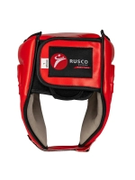 Шлем RuscoSport c Закрытым верхом Красный
