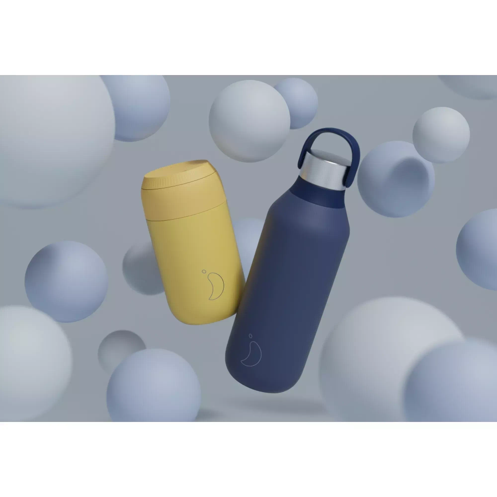Chilly's Bottles - Термобутылка Series 2 500мл Синий / артикул   B500S2WBLU  / GTIN 5056243503087