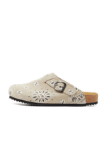 Клоги Из Замши Camel Suede Paisley Clogs