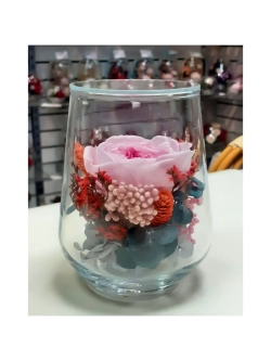 натуральный пион в стекле, вакуум*