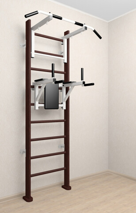 Деревянная шведская стенка Sv Sport 903в (Турник стандарт/Брусья)