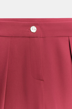 ZARA БРЮКИ CARROT FIT СО СКЛАДКАМИ, ЦВЕТ ФУКСИИ