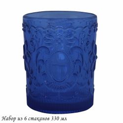 Lenardi 583-032 Набор из 6 стаканов 330 мл в под.уп.(х4)Стекло