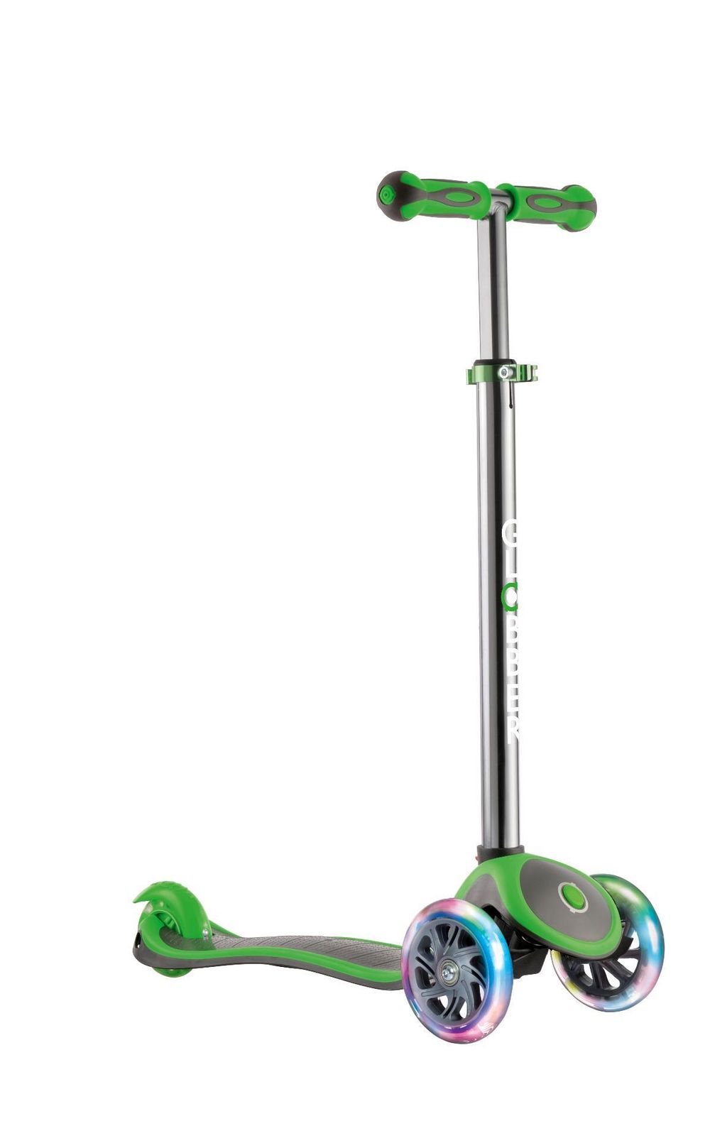 Трехколесный самокат Globber MY FREE UP TITANIUM LIGHTS