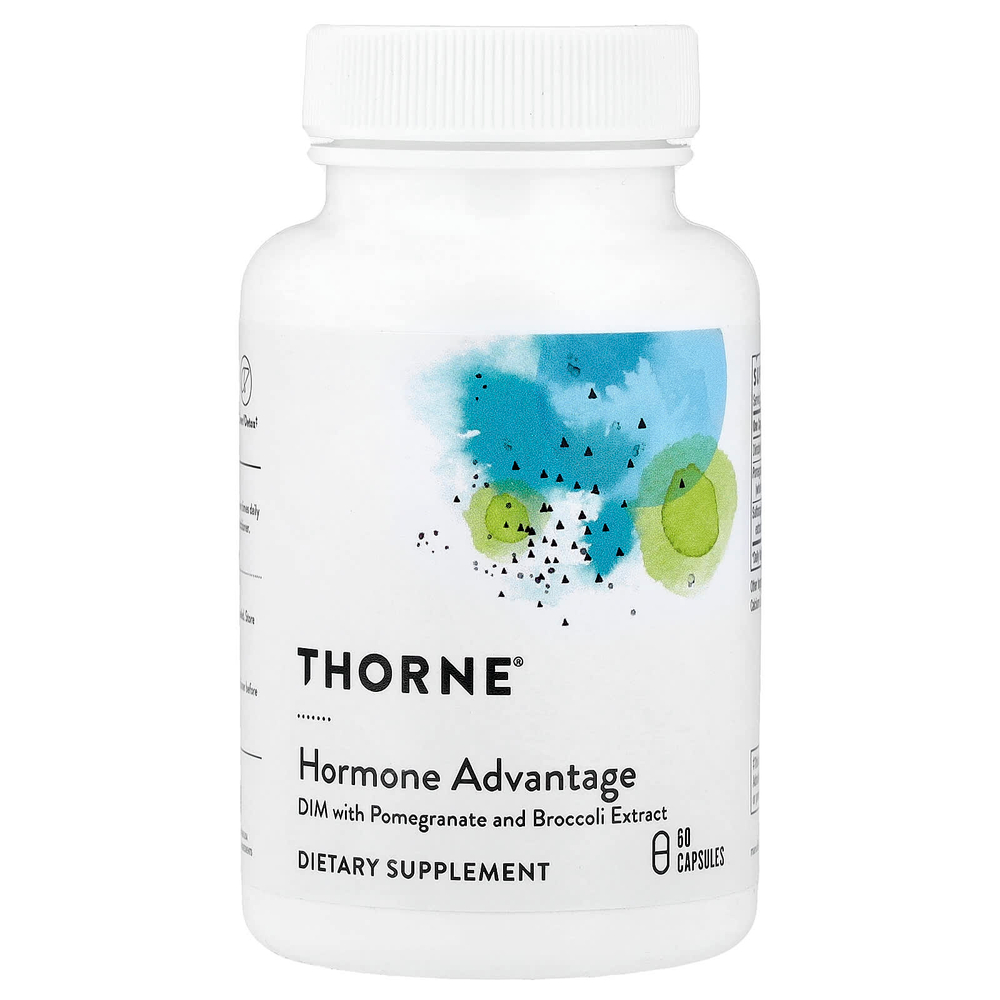 Thorne, Hormone Advantage, добавка для нормализации гормонов, 60 капсул