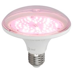 Фитолампа для растений светодиодная ЭРА FITO-18W-Ra90-E27 полного спектра 18 Вт Е27