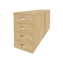 Onix Тумба двойная приставная/опорная O.TPO-2.8 432*1635*750