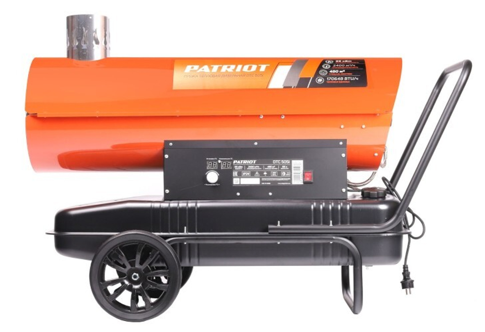 Тепловая пушка на дизтопливе непрямого нагрева PATRIOT DTС 505i 633703066