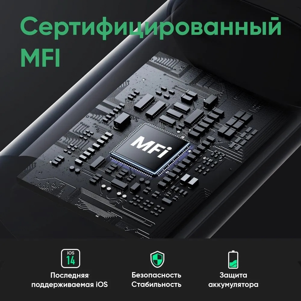 Кабель Ugreen USB TypeC (F), USB TypeC (M) черный