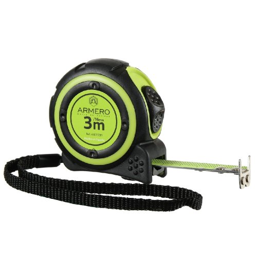 Рулетка ARMERO с двумя фиксаторами 3м*16мм     A101/231