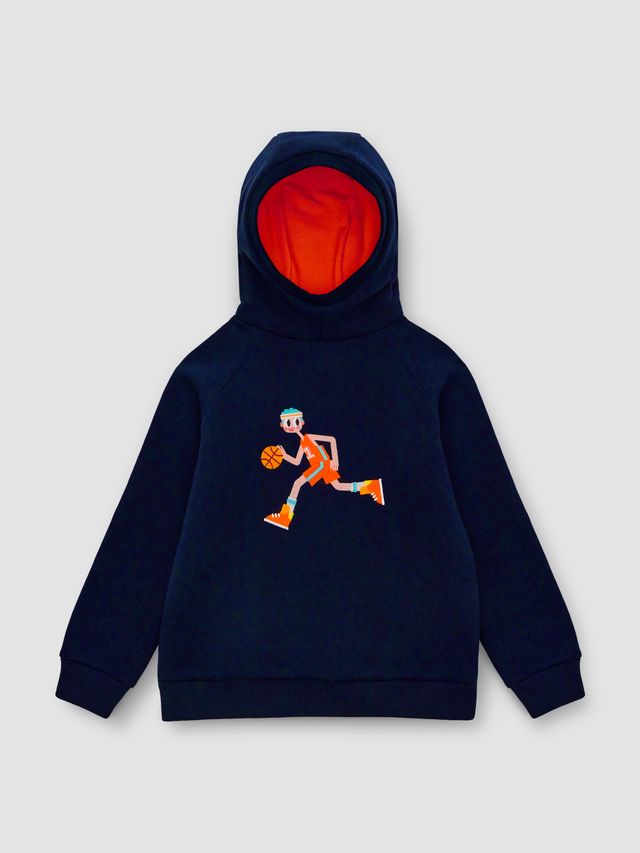 Худи с анатомическим капюшоном БАСКЕТБОЛИСТ