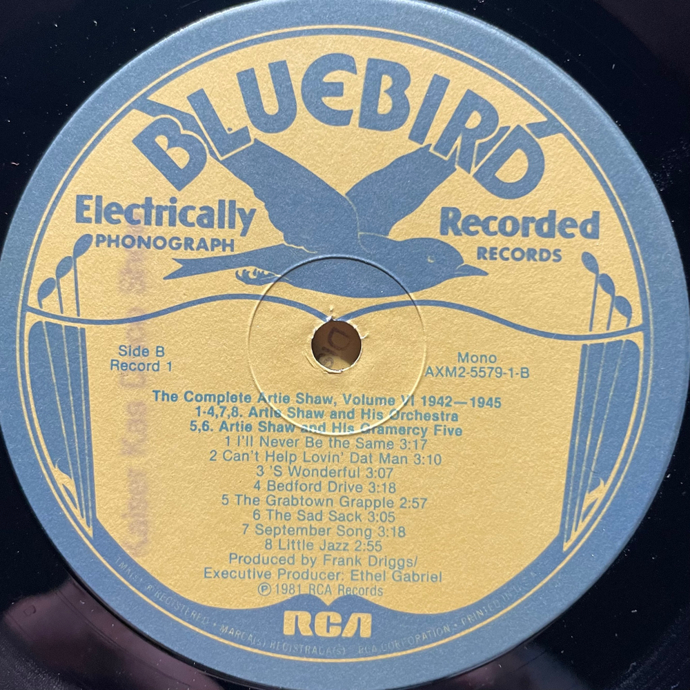 Artie Shaw ‎– The Complete Artie Shaw Volume VI, 1942-1945 2LP (США 1981г.)