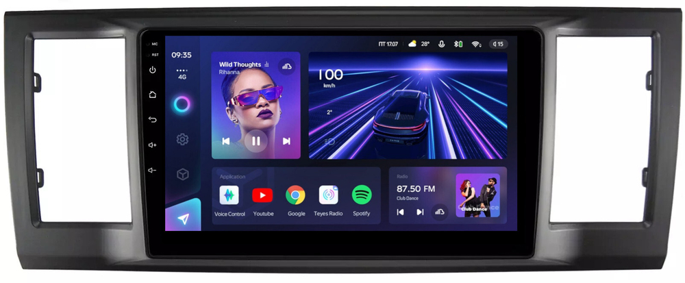 Магнитола для Volkswagen T6 Caravelle, Multivan, Transporter 2015-2019 - Teyes CC3L на Android 10, 8-ядер, CarPlay, 4G SIM-слот