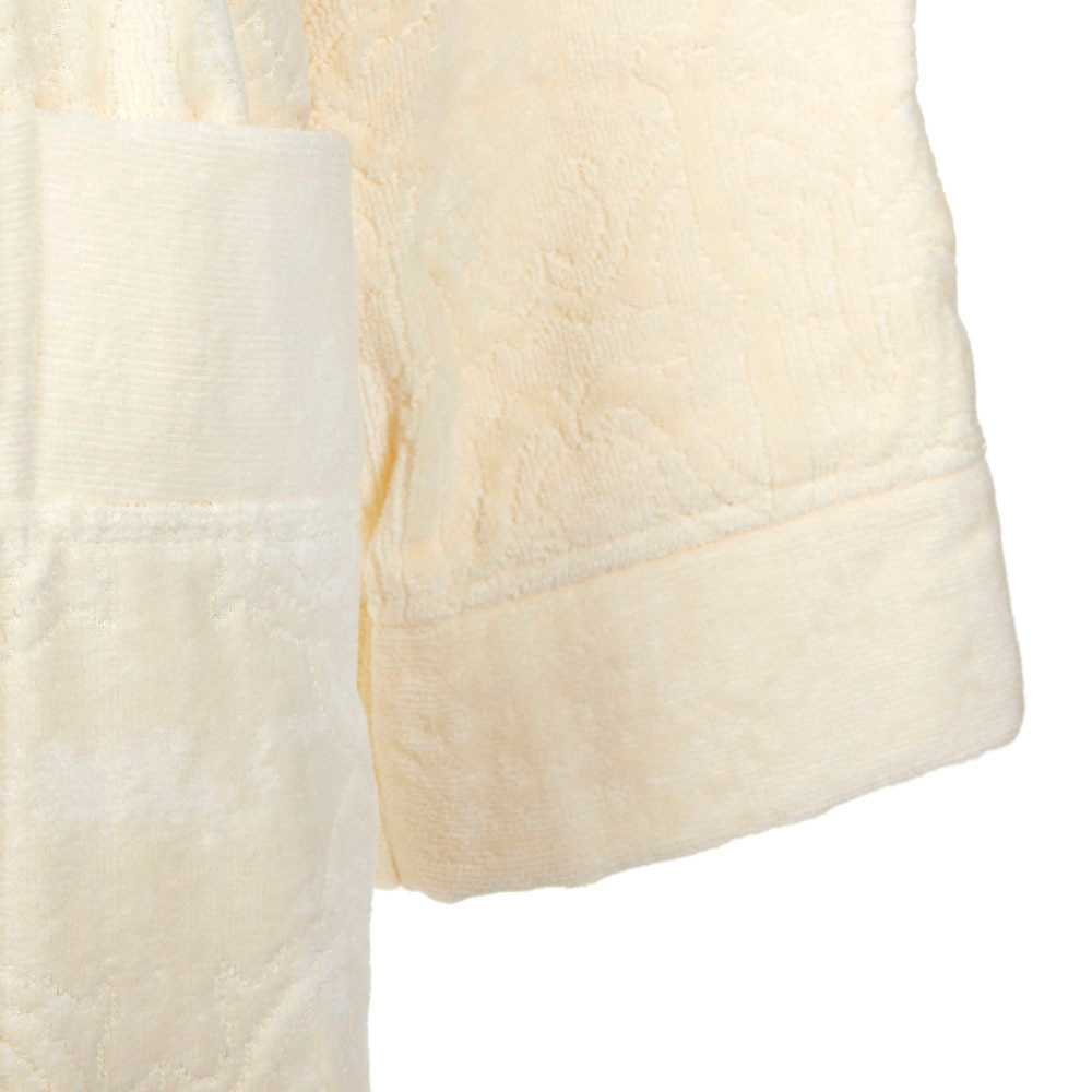 Халат-кимоно велюровый Roberto Cavalli Logo слоновая кость