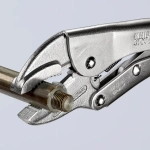 Клещи зажимные никелирование 250 мм Knipex 41 04 250