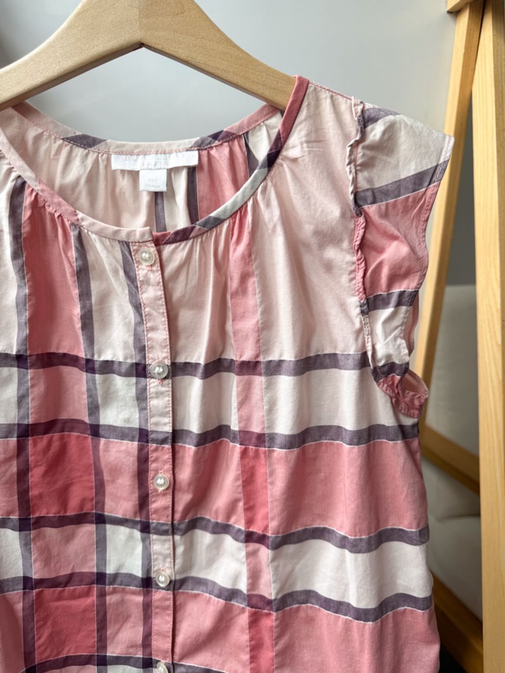 Хлопковая блузка Burberry, 140