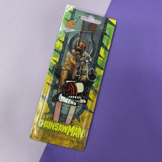 Брелок металлический Денджи Человек-бензопила Chainsaw man