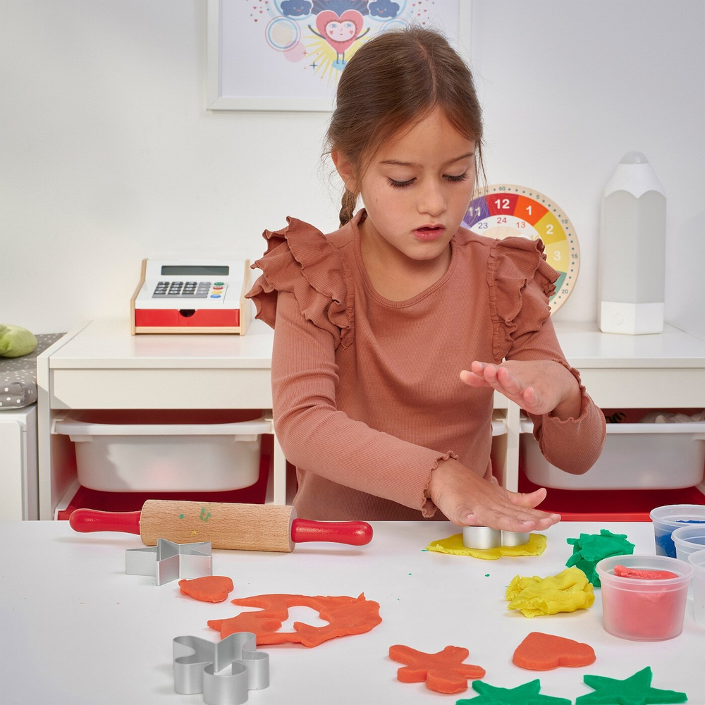 IKEA MÅLA  (ИКЕА МÅЛА)  -  Набор инструментов для моделирования из 4 частей, разноцветный