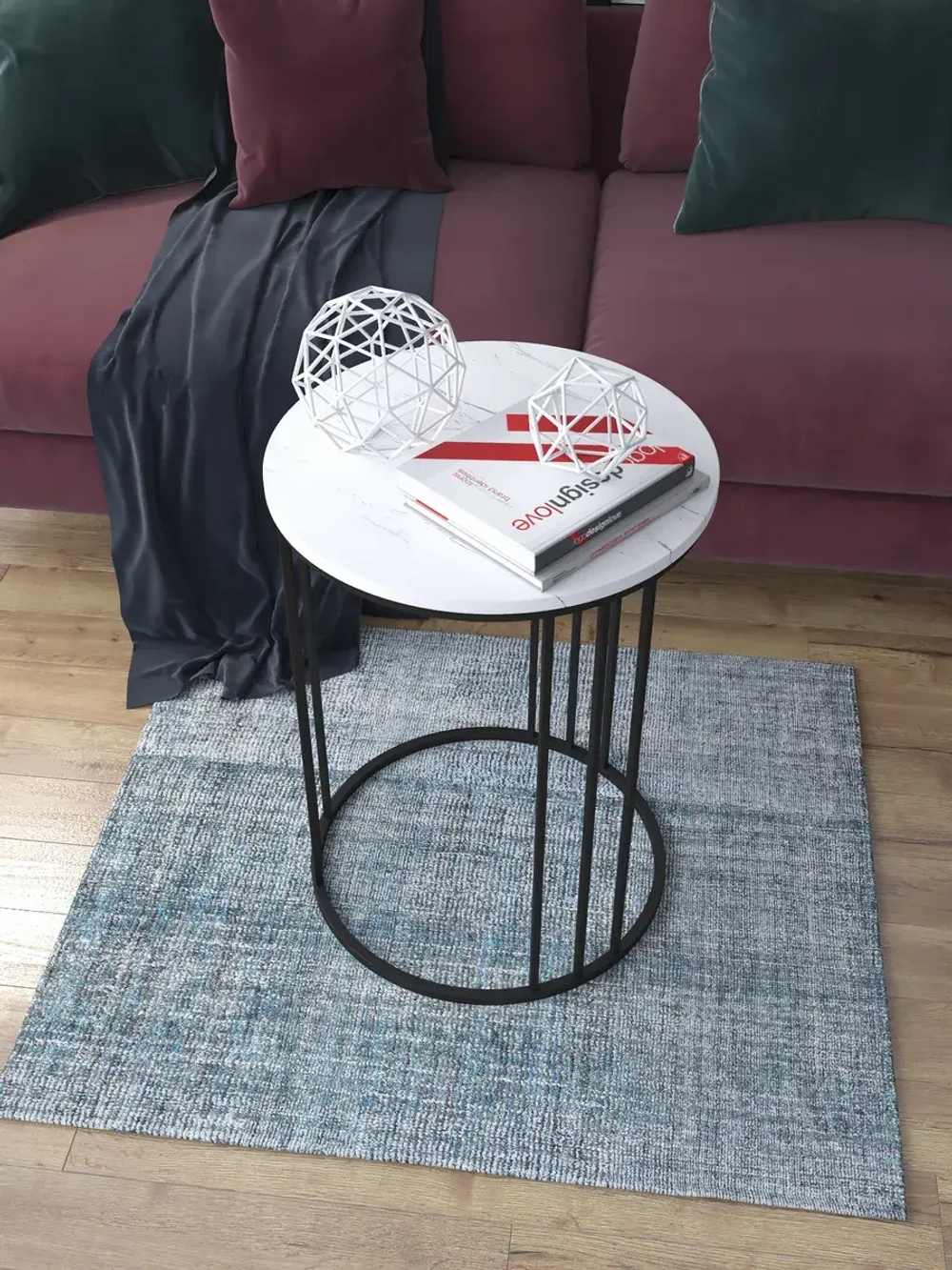 Журнальный стол Трио - ЧСБ - МДФ в ПВХ