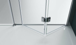 Душевая дверь BelBagno Albano 110 ALBANO-BS-13-30+80-C-Cr профиль Хром стекло прозрачное