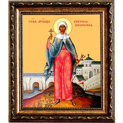 Виктория Кордубская (Кордувийская) Святая мученица. Икона на холсте.