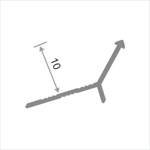Алюминиевый Y-образный профиль ПО-Y001 2700 мм