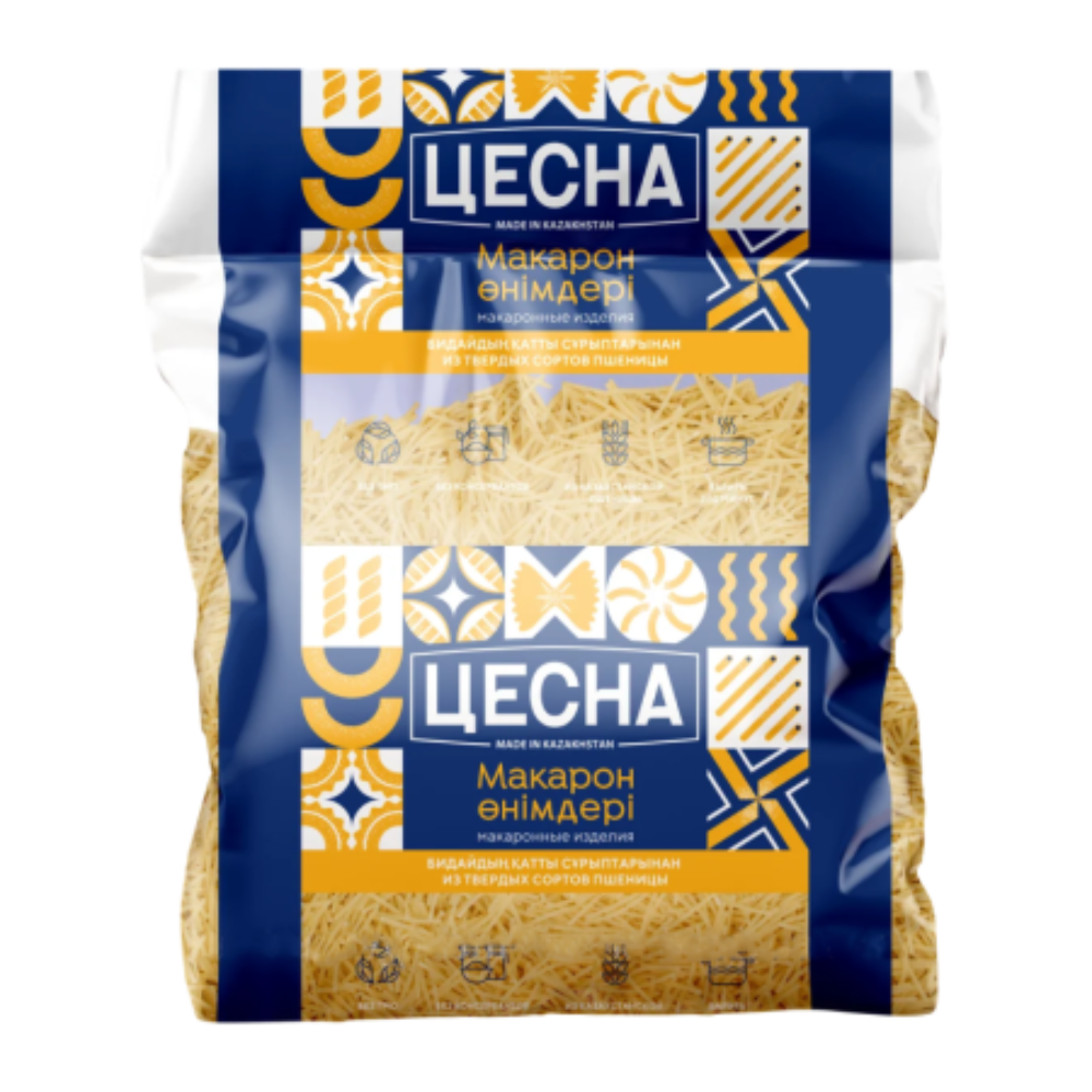 Макароны Цесна паутинка 4 кг
