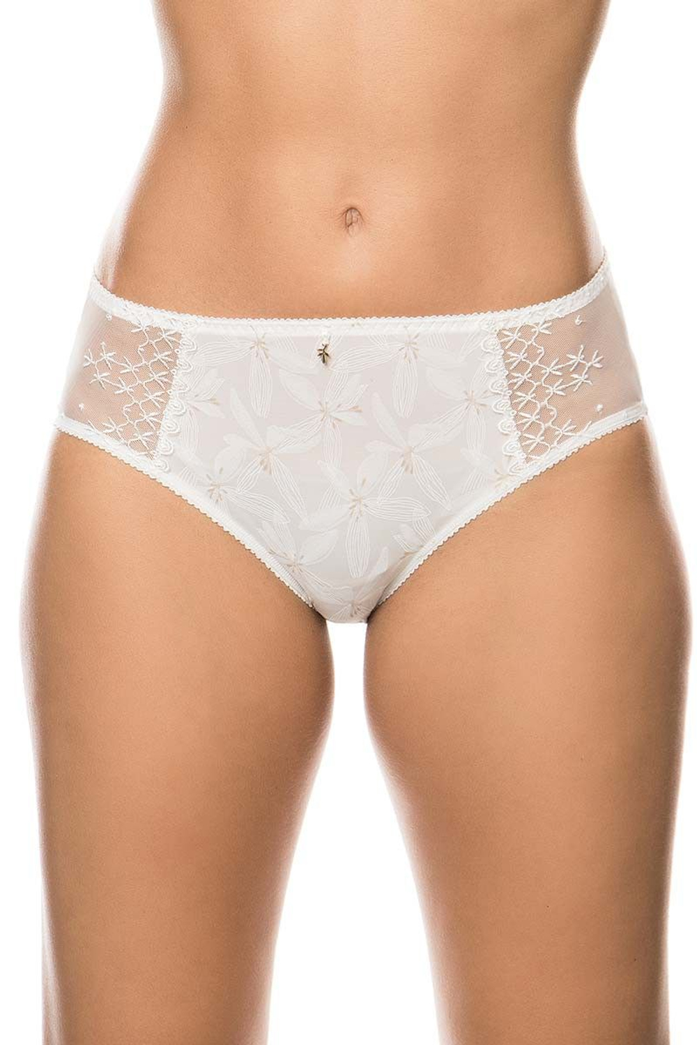 Трусы-макси Eva с нежным цветочным принтом (Размер: 52) (Цвет: темно-серый)