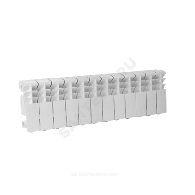 Радиатор алюминиевый Classic 200 12 секций Qну=960 Вт RAL 9016 (белый) Ogint .
