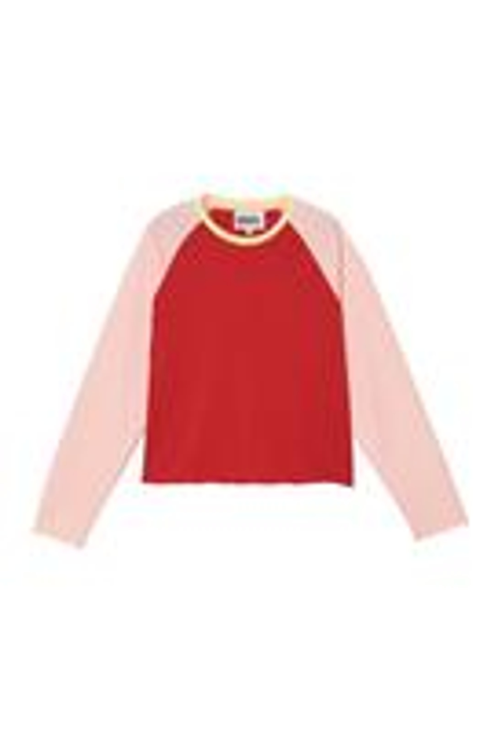 ZARA X BENITO ANTONIO ФУТБОЛКА В СТИЛЕ КОЛОР-БЛОК, РОЗОВЫЙ
