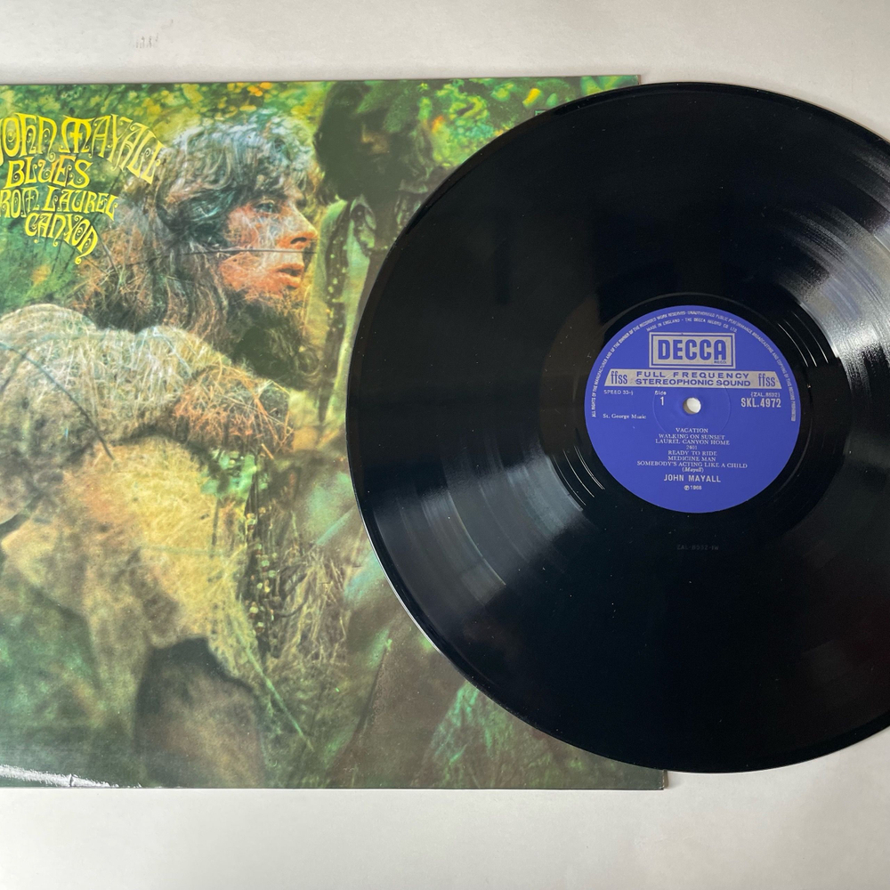 Винтажная виниловая пластинка LP John Mayall Blues From Laurel Canyon (Англия 1970)
