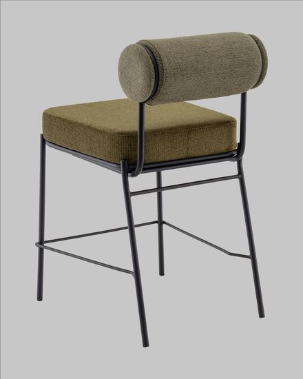 Стул полубарный Ponpoun зелёный