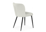 Стул на металлокаркасе Woodville Kilian light beige, black, ножки черные