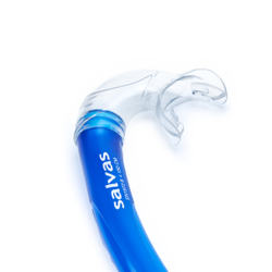 Трубка плавательная Salvas Flash Junior Snorkel, DA301C0BBSTS, р. Junior, синий