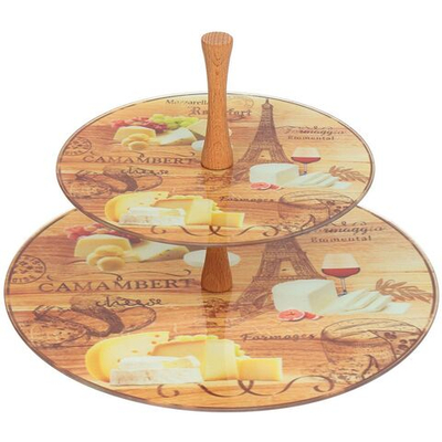 Ваза для фруктов, 2 яр, стекло, Vellarti, Париж, Э10-19,32