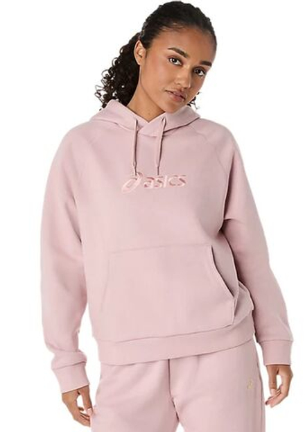 Женская теннисная куртка Asics Logo Fleece Pullover - morganite