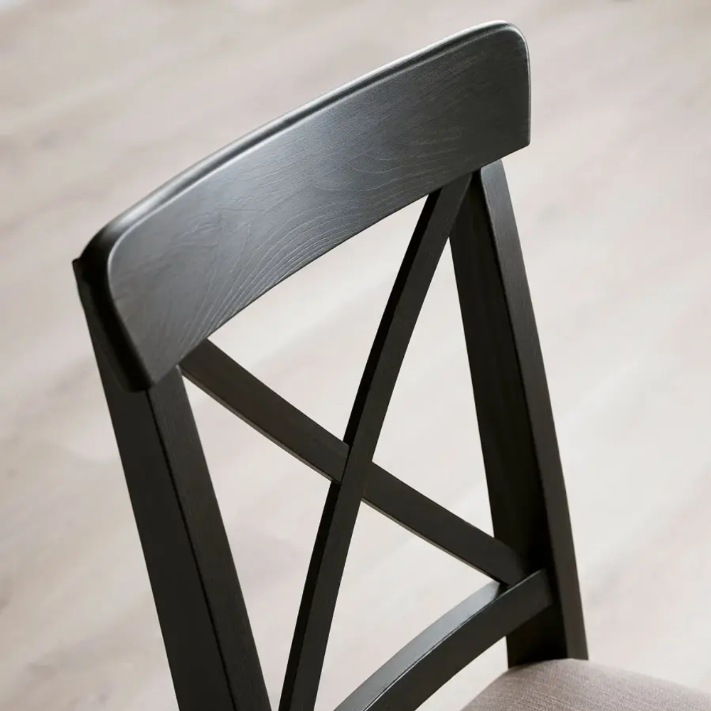 Обеденный набор - INGATORP/INGOLF IKEA/ИНГАТОРП/ИНГОЛЬФ ИКЕА, 110х87х74 см, черный