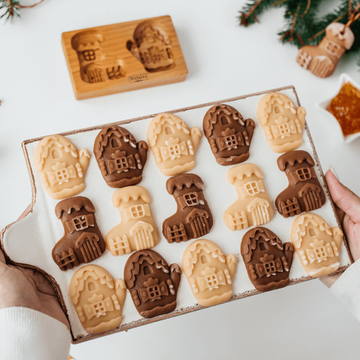 Форма для печенья и пряников Зимние домишки