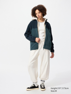 UNIQLO Флисовая куртка на молнии, синий