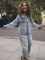 Куртка джинсовая для девочки Next E32-672, Синий