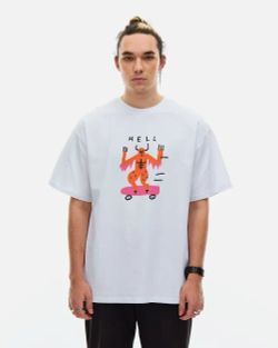 Футболка 374 Hell белая