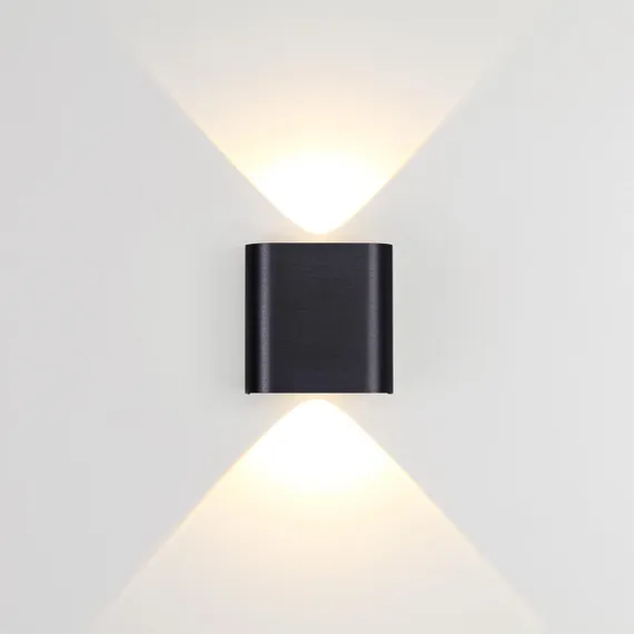 7191/2WL HIGHTECH ODL27 Настенный светильник черный браш./металл IP20 LED 2W 3000K 220V MAGNUM