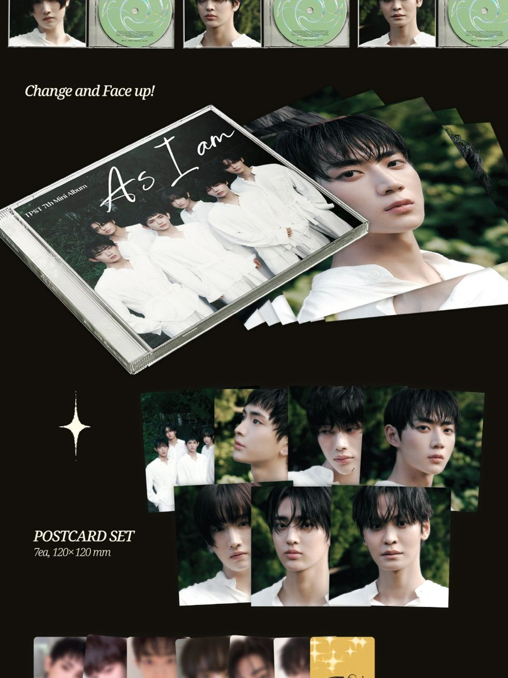 Альбом TEMPEST - AS I AM 7th Mini Album JEWEL CD Version