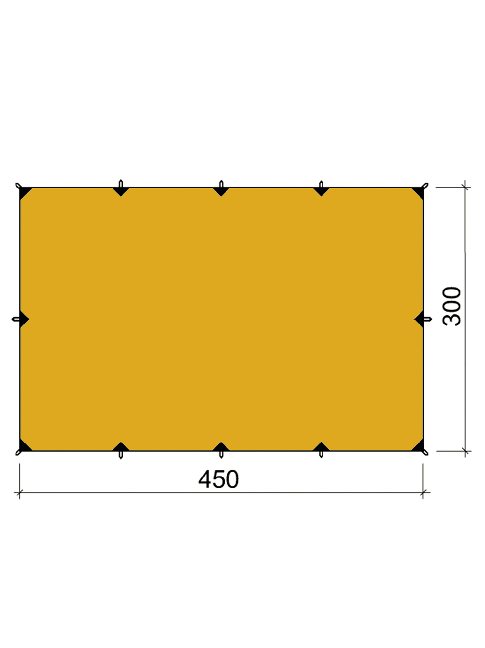 ТЕНТ BASK CANOPY SILICONE 3*4,5