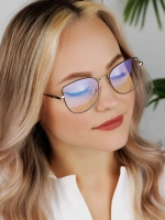 Очки для компьютера имиджевые защитные прозрачные нулевки