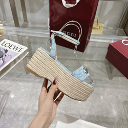 Gucci Horsebit Flatform Sandal