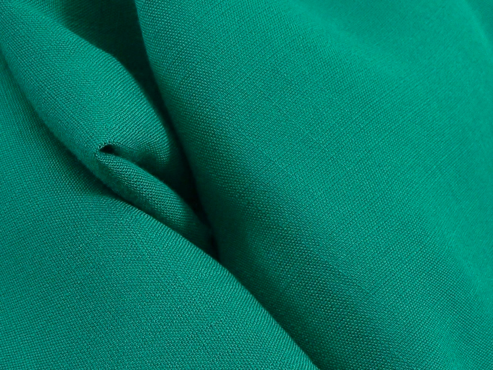 Ткань Лён-шелк зеленый арт. 326174