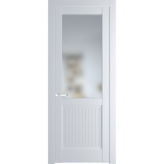 Межкомнатная дверь эмаль Profil Doors 3.2.2PM вайт остеклённая