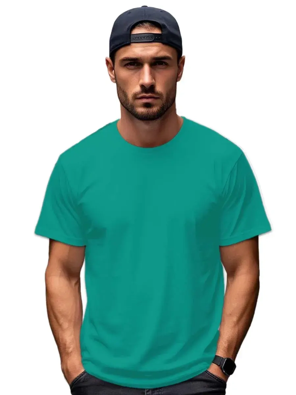 Футболка Взрослая.Премиум однотонная.Набор 2 шт