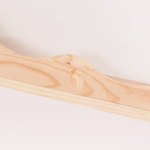 Полка настенная 111х15х12, Бритта, для книг декораций, в гостиную, прихожую, детскую, спальню, массив сосны, в натуральной отделке, Dipriz